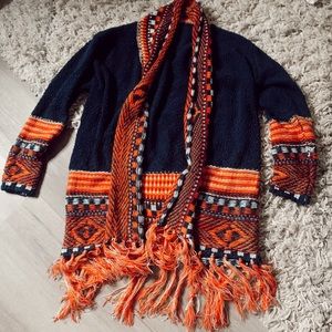 Fancy patterned cardigan